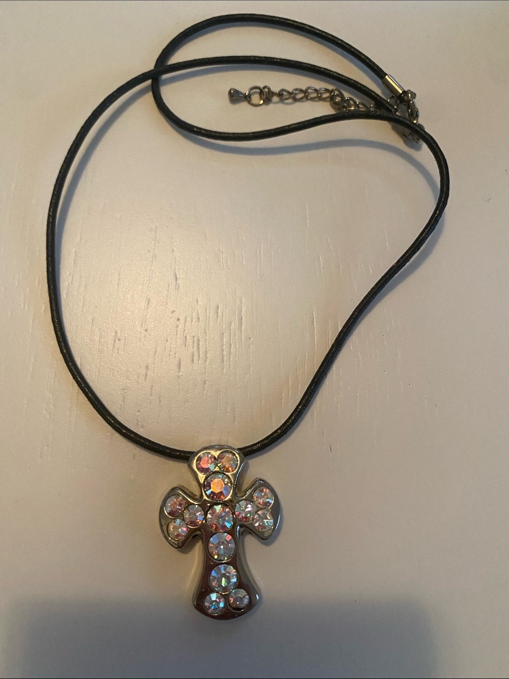 b.b. Simon Swarovski cross necklace